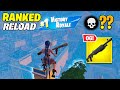 High Elimination Solo RANKED Win Gameplay (Fortnite Reload)