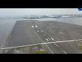 西からのアプローチでRW34Rに誘導されて着陸します。ANA　A321　HND-RW３４R