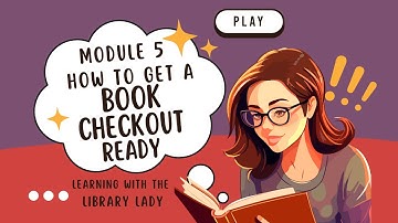 Module 5 How to get a Book Ready for Checkout Part 1 Creating Spine Labels