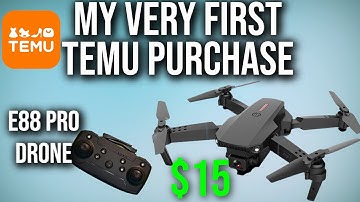 Cheap And Good ? : $15 Drone Review From Temu - E88 Pro Drone #temu #drone