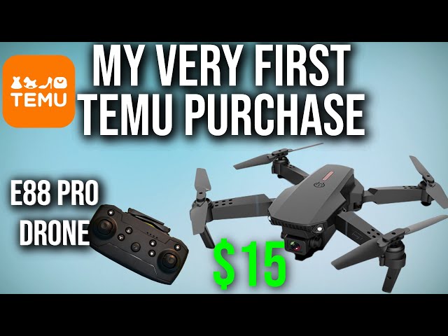 Cheap And Good: $15 Drone Review From Temu - E88 Pro Drone #temu #drone 