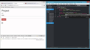 angularjs   cms design   new project form   cancel or save 720p