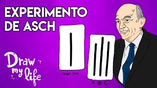 WHAT is the ASCH EXPERIMENT? | PSYCHOLOGICAL Experiment | Draw My Life