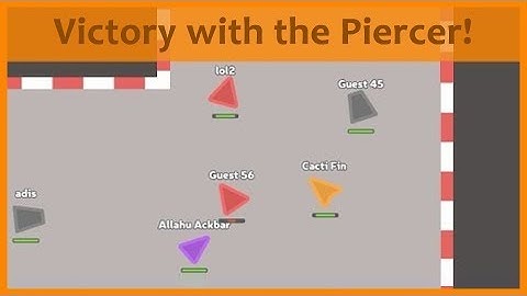 Driftin.io - Leading the Piercer to victory!