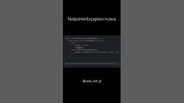 NullpointerException in java 🔥 || Important Concept For Interview Point View 👩‍💻