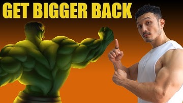 DO this FOR HUGE HULK BACK |SEAL ROWS|