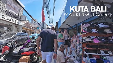 3 Hours Walking At KUTA Bali, Indonesia | Explore Streets of Kuta Legian Today 2025