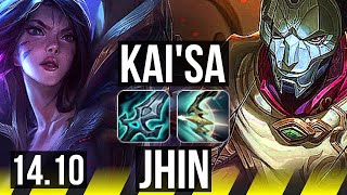 KAI'SA & Rell vs JHIN & Pyke (ADC) | 71% winrate, 4k comeback | KR Master | 14.10