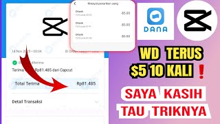 Event Capcut Updet Terbaru Cara Cepat Menghasilkan Uang Di Capcut 1 Menit Wd 5 Rp81.000
