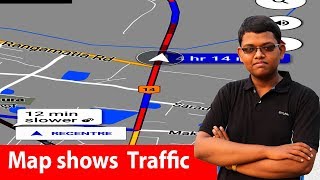How Google Map shows you Traffic? | Explained (Hindi) screenshot 5