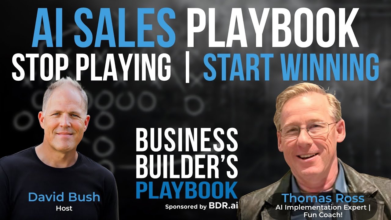 Stop Playing With AI: The Sales Playbook That Actually Makes You Money | Thomas Ross