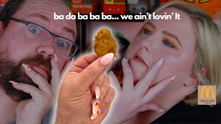 applying nails and talking s*** | Nails.INC x McDonald's