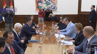 Beograd, Sastanak Predsednika Vučića Sa Ministrom Spolјnih Poslova Kazahstana Nurtleom Muratom