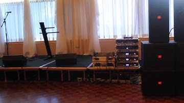 15,000 Watt Stereo Bi-Amp Live Sound Reinforcement System