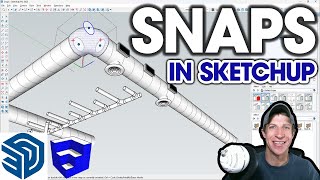 How to Use SNAPS in SketchUp! (NEW FEATURE TUTORIAL)