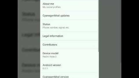 Cyanogenmod 13 for Redmi note 3 snapdragon