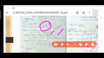 MAT183 CHAPTER 2:                Linear approximation