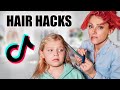 ON TESTE DES HAIR HACKS TIKTOK #2