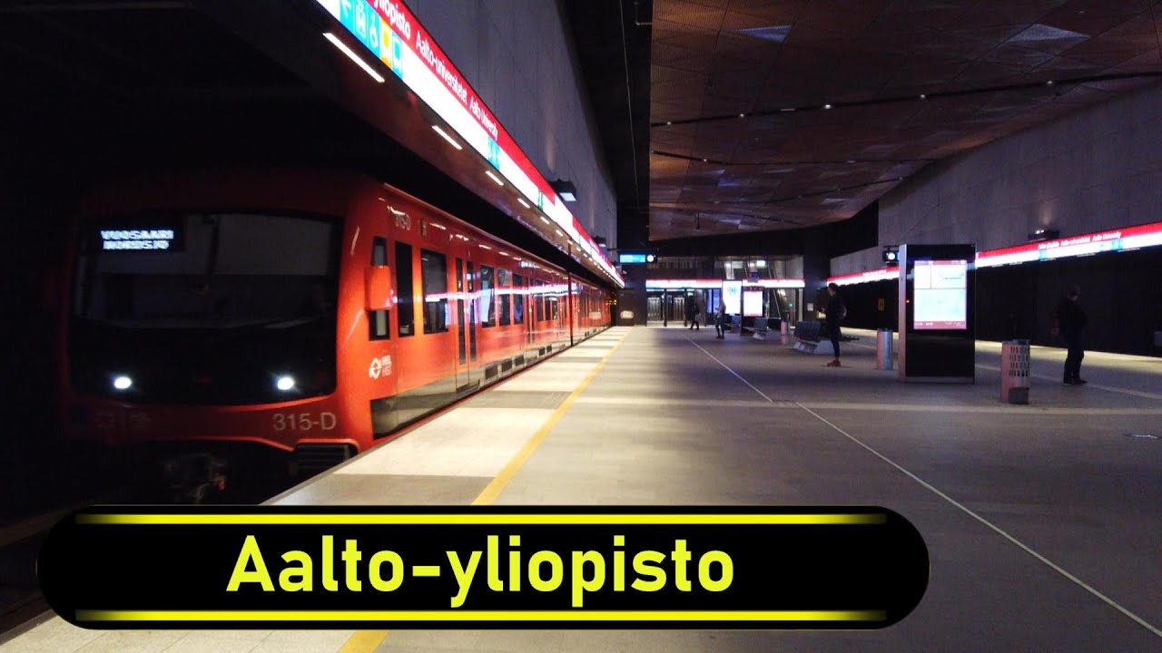 Metro Station Aalto-yliopisto - Helsinki (Espoo) 🇫🇮 - Walkthrough 🚶