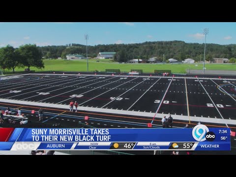 SUNY Morrisville takes to their new black turf