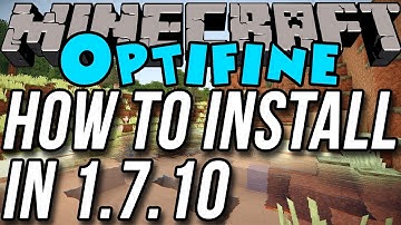 How to install and use the OPTIFINE MOD 1.7-1.7.10  MAC/PC