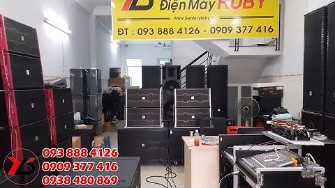 Dàn Sự Kiện Aray 30 Neo Cao Cấp Cho Khách Hàng QTân Bình | Điện Máy Ruby