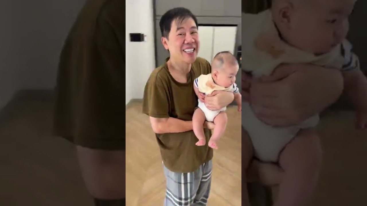 大家庭说小米越大越帅越可爱......