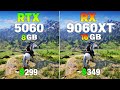 RTX 5060 vs RX 9060 XT - Test in 8 Games
