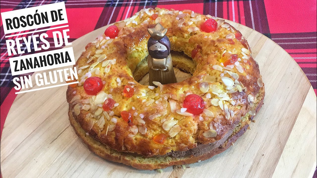 Roscón de Reyes De ZANAHORIA SIN GLUTEN