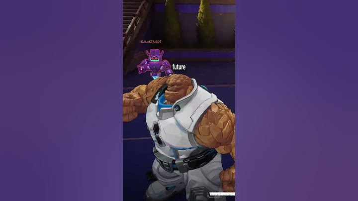 Future Foundation skin gameplay for The Thing and Invisible Woman