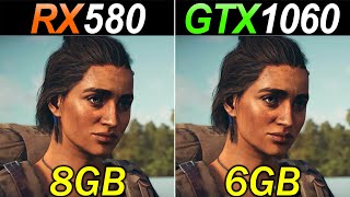RX 580 (8GB) Vs. GTX 1060 (6GB) | How much Performance Difference in 2021?
