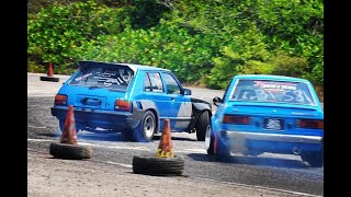 JAI910 @ AW Drift Rd2 2019 3rd Place Battle Toyota Starlet KP61 4age