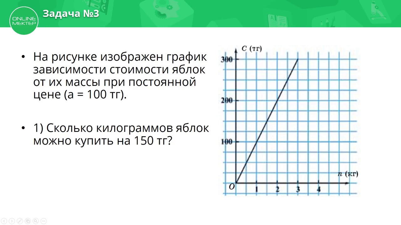 Задачи на зависимость между величинами