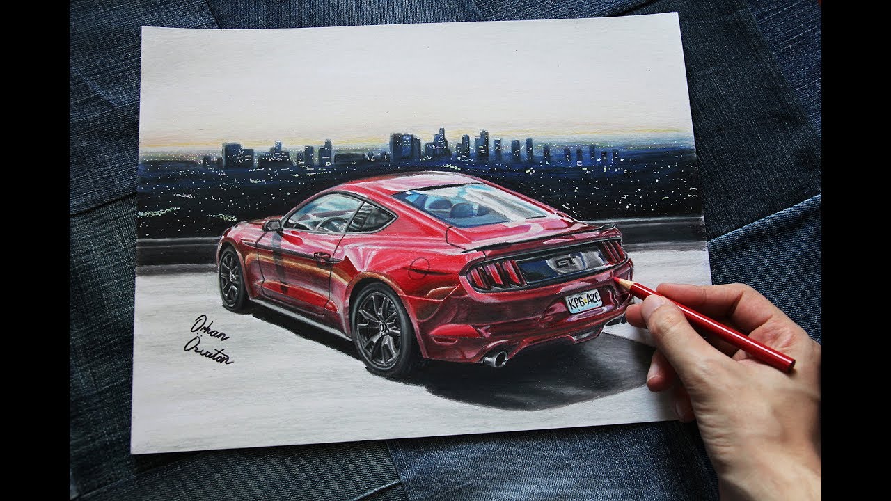 2017 FORD MUSTANG GT 5.0 EPISODE #1 | USA | Car Drawing