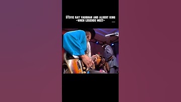 When a Legend meets his hero! Stevie Ray Vaughan and Albert King - Pride and Joy ⚡️🎸 #music #guitar