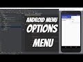 Android Menu Tutorial 36 - OptionsMenu