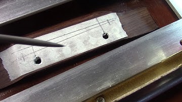 1949 Gibson J-45 Slotting the Bridge@StringTechWorkstations