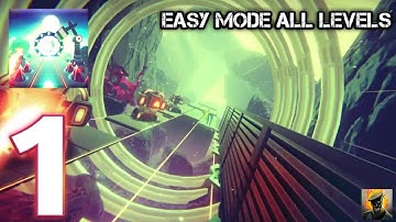 Super Glitch Dash - Mobile, Easy Mode - All Levels , Gameplay Walkthrough part-1 (iOS, Android)