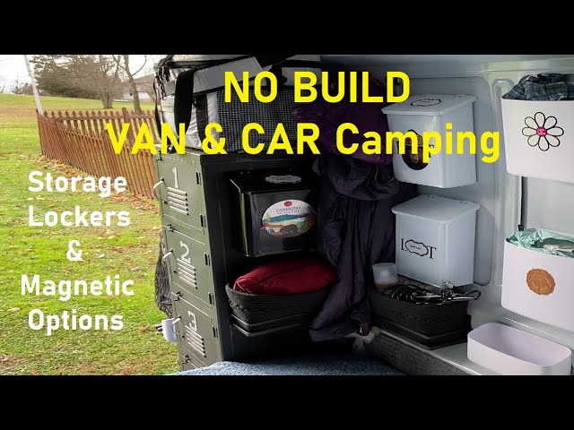 NO BUILD Storage Cabinets (Lockers & Magnetic Options): BUDGET Van Camper  Organized & Clutter Free 