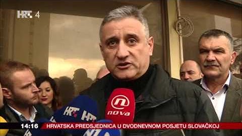 Izjava predsjednika Karamarka u Šibeniku - HRT4
