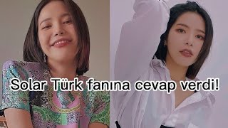 Solar Türk Fanına Cevap Verdi