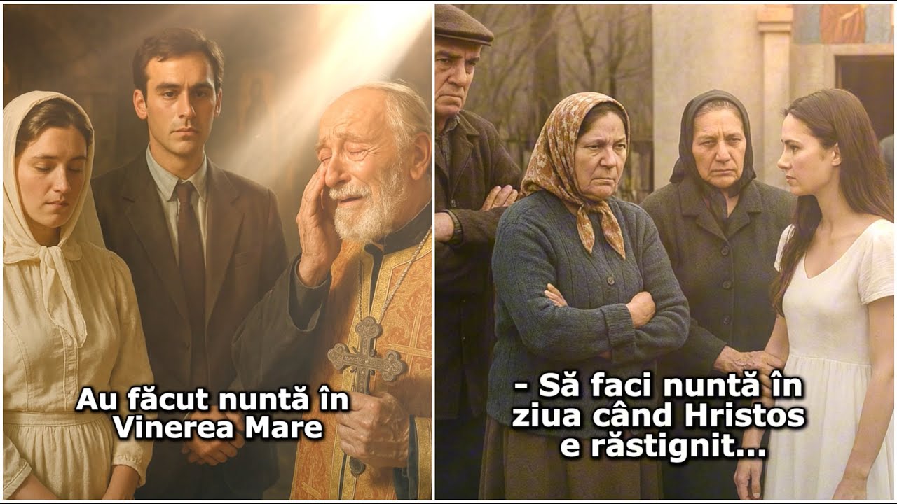 Au făcut nuntă în Vinerea Mare. Și în timp ce satul îi hulea, o minune s-a produs în biserică...