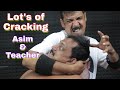 Hair Cracking ,Neck Cracking ,Ear Cracking Head And Body Massage By Asim Barber | ASMR Cracking