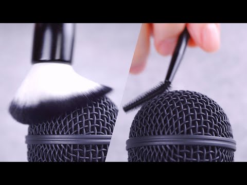 ASMR メイクブラシの音 (マイクブラッシング)