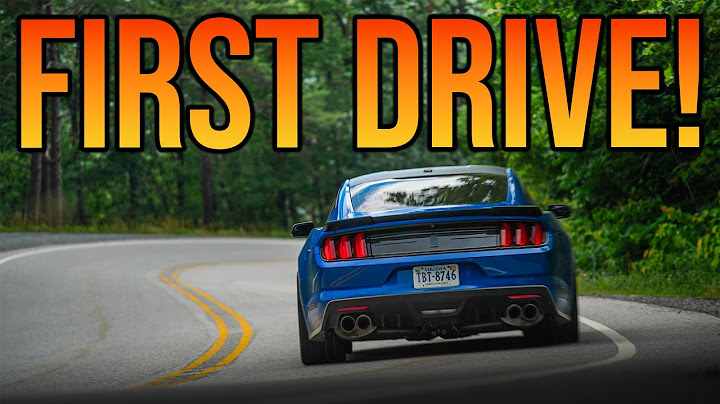 Getting my built V8 Mustang on the road!