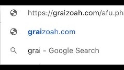 Graizoah.com redirect virus removal guide.