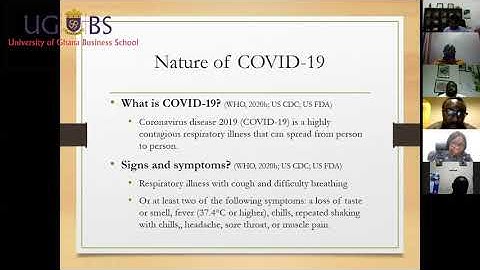 COVID, BUSINESS & SOCIETY SEMINAR SERIES (COBUSS), DEPARTMENT OF OHRM1.