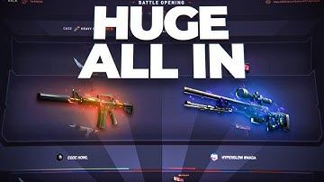 FULL SEND HUGE ALL IN BATTLE ON DATDROP! (insane)