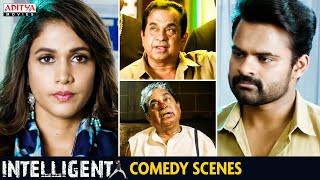 Intelligent Movie Comedy Scenes | Hindi Dubbed Movie | Sai Dharam Tej, Lavanya Tripati |Thaman