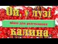 Ой у лузі калина мінус для розучування